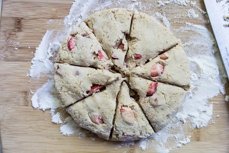 How to make gluten-free dairy-free strawberry scones