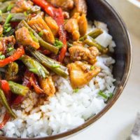 30-Minute Chicken Teriyaki Stir Fry - a quick, easy, and healthy dinner recipe! | TheRoastedRoot.net #glutenfree #paleo