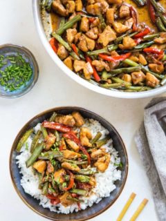 30-Minute Chicken Teriyaki Stir Fry - a quick, easy, and healthy dinner recipe! | TheRoastedRoot.net #glutenfree #paleo