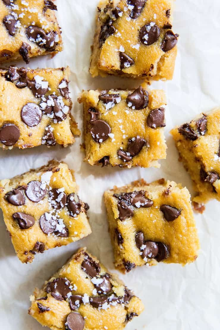 Grain-Free Garbanzo Bean Brownies made with cashew butter and pure maple syrup. A healthy gluten-free dessert recipe | TheRoastedRoot.net 