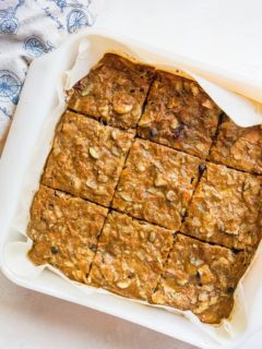 Paleo Sweet Potato Breakfast Bake - aka paleo baked oatmeal - grain-free, gluten-free, refined sugar-free, and delicious | TheRoastedRoot.net