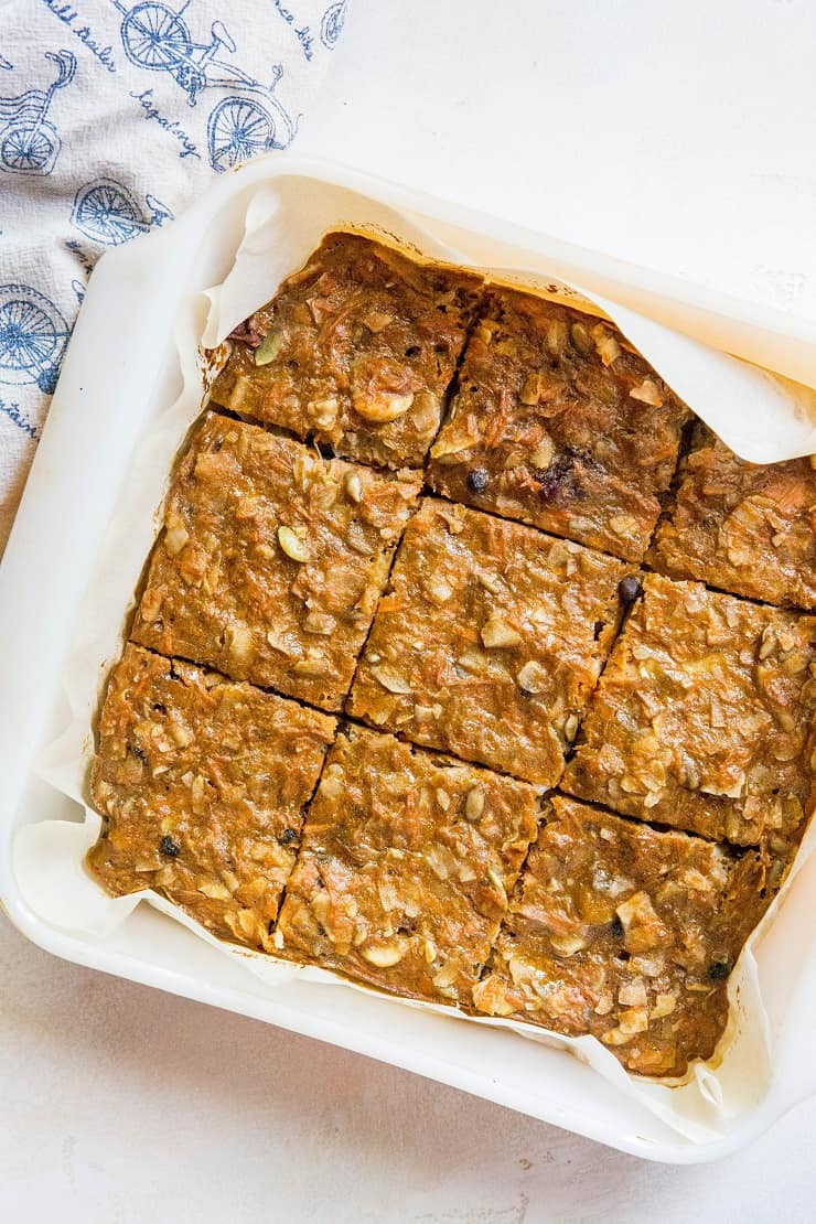 Paleo Sweet Potato Breakfast Bake - aka paleo baked oatmeal - grain-free, gluten-free, refined sugar-free, and delicious | TheRoastedRoot.net