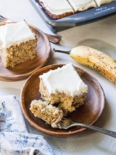 Grain-Free Banana Cake with Cashew 