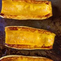 How to Roast Delicata Squash - an easy photo tutorial on preparing delicata squash, including recipe ideas | TheRoastedRoot.net