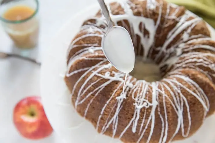 Gluten-Free Apple Bundt Cake with Glaze
