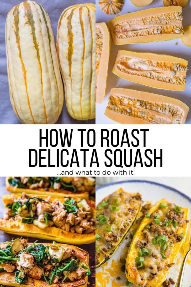 How to Roast Delicata Squash and what to do with it! An easy tutorial for roasting this delicious winter squash, including recipes to use it once it is roasted!