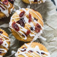 Grain-Free Coconut Flour Cranberry Orange Muffins - dairy-free, gluten-free and paleo muffin recipe