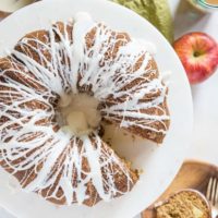 Gluten-Free Apple Bundt Cake - made with gluten-free flour and coconut sugar, this healthier apple cake is a beautiful breakfast or dessert | TheRoastedRoot.net