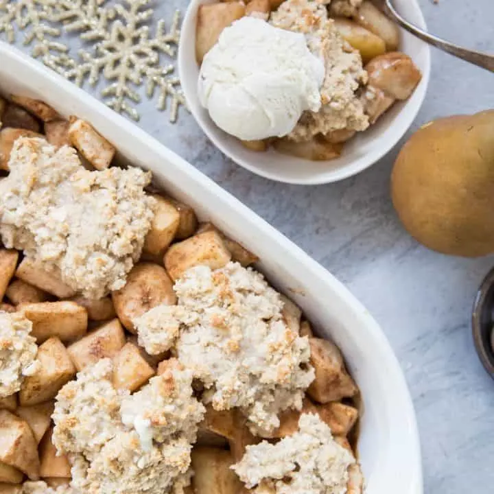 Gluten-Free Pear Cobbler