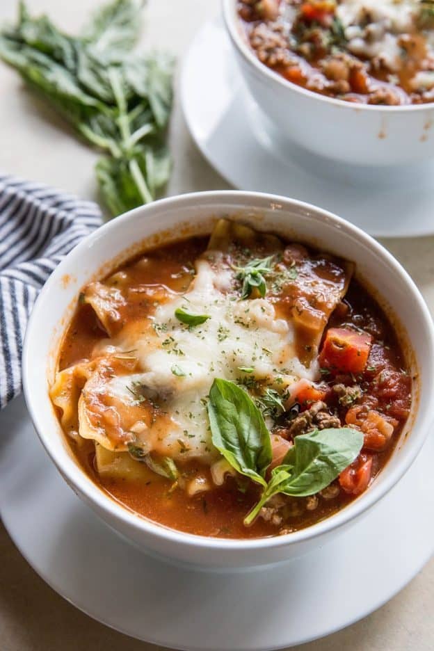 Instant Pot Lasagna Soup - The Roasted Root
