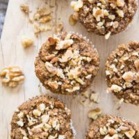 Paleo Butternut Squash Muffins made oil-free, gluten-free and refined sugar-free with almond flour and coconut sugar | TheRoastedRoot.net