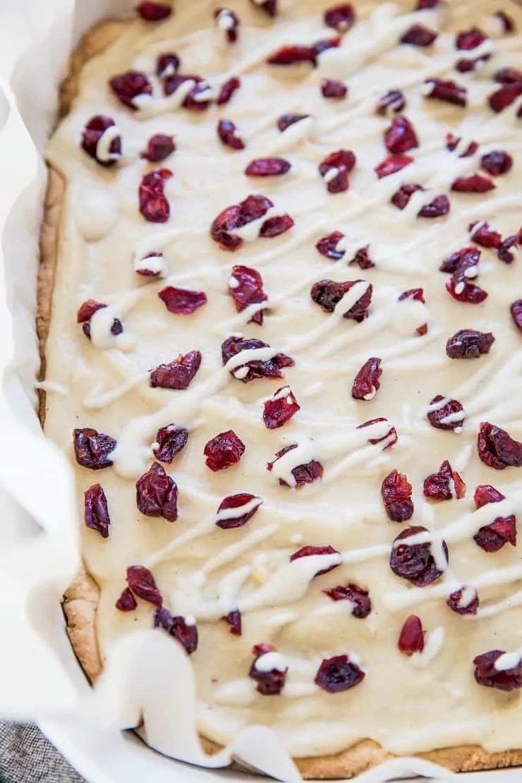 How to make cranberry bliss bars