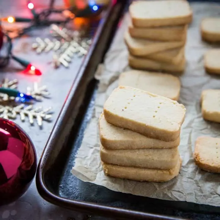 3-Ingredient Paleo Shortbread