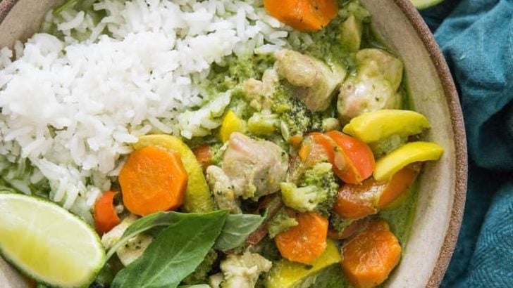 Pressure cooker green curry discount