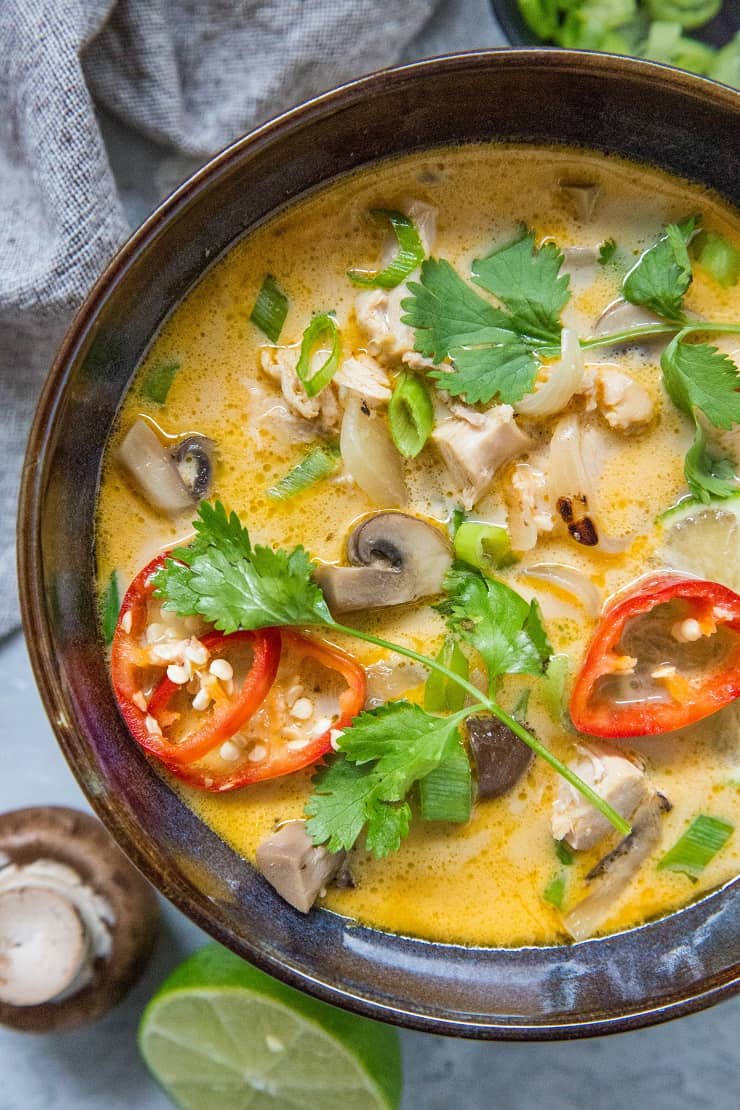 Thai Tom Kha Gai Paleo Keto The Roasted Root