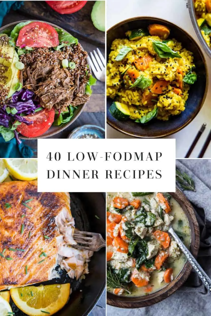 40 Low-FODMAP Dinner Recipes for everyday clean eating and to improve your gut health | TheRoastedRoot.net
