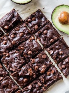 Flourless Avocado Brownies - grain-free, refined sugar-free, dairy-free, paleo and healthy brownie recipe