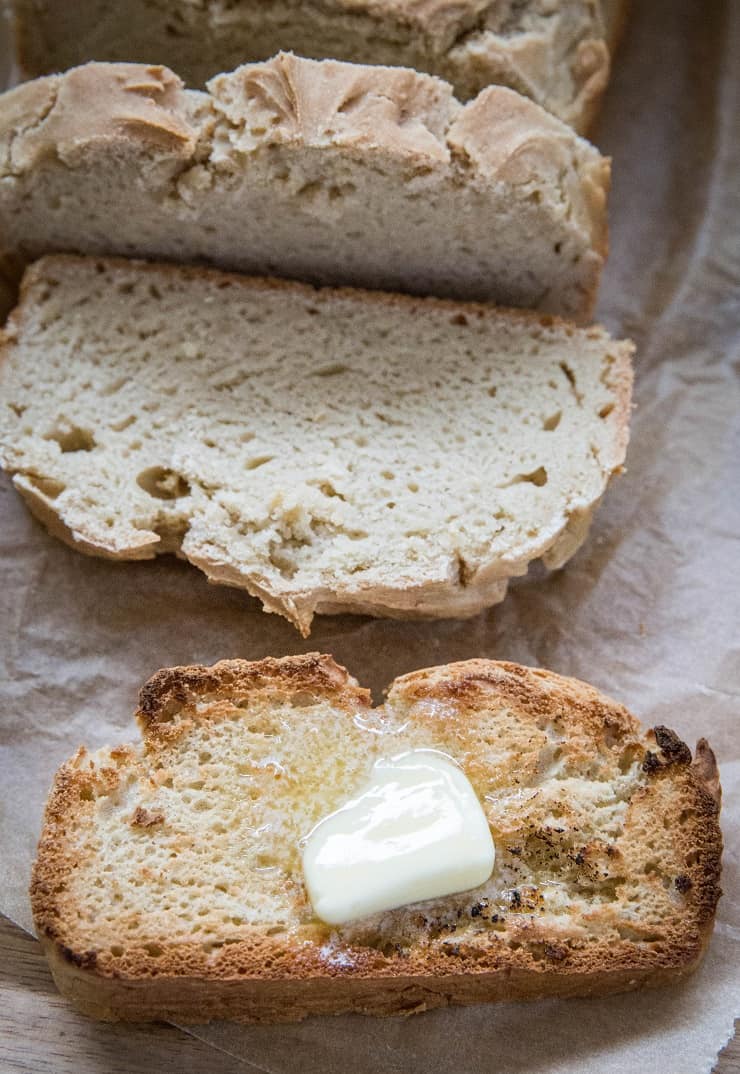 Homemade Gluten Free Bread for Sandwiches - No eggs, no dairy!