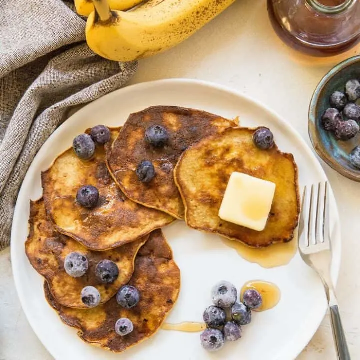 3-Ingredient Banana Pancakes