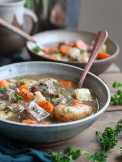 Instant Pot Lamb Stew - an easy, paleo friendly stew recipe