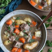 Instant Pot Lamb Stew - an easy, paleo friendly stew recipe