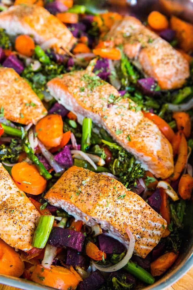 One Pan Salmon And Vegetables The Roasted Root one-pan-salmon-and-vegetables-the-roasted-root