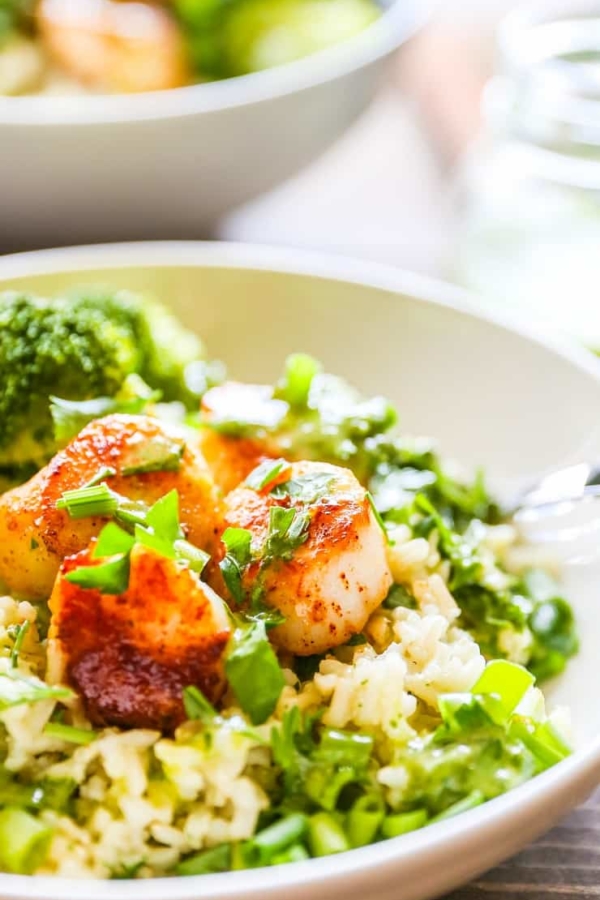 Seared Scallops with Chimichurri Sauce - everything you need to know about cooking perfect seared scallops