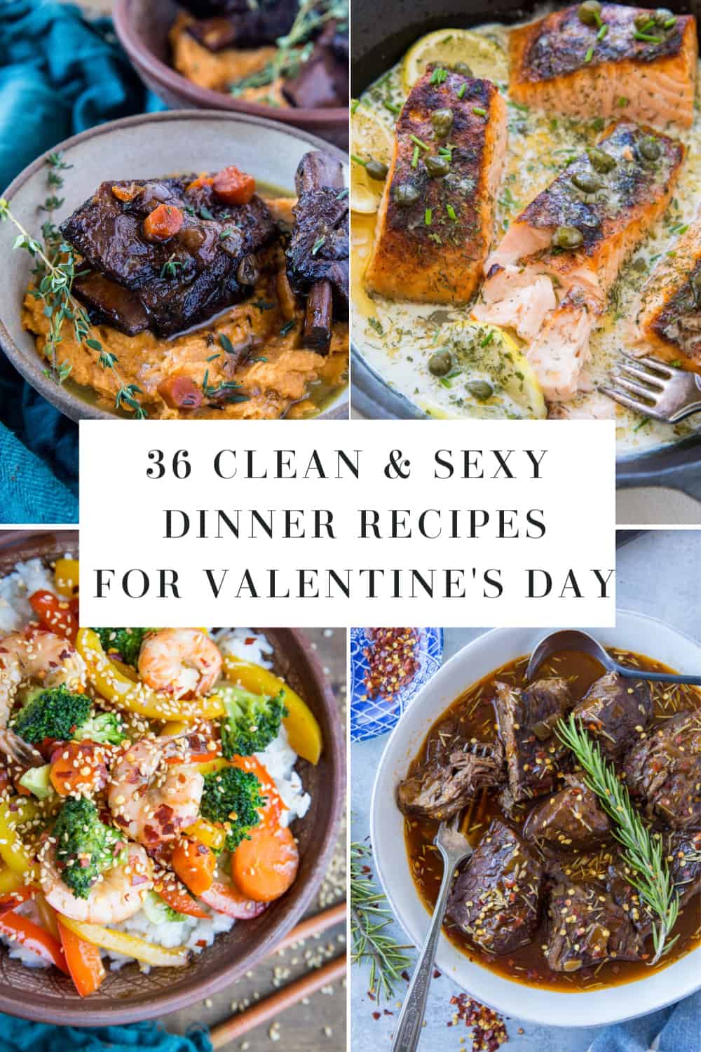 36 Clean and Sexy Dinner Recipes for Valentine's Day - aphrodisiac meals for celebrating with your special someone | TheRoastedRoot.net