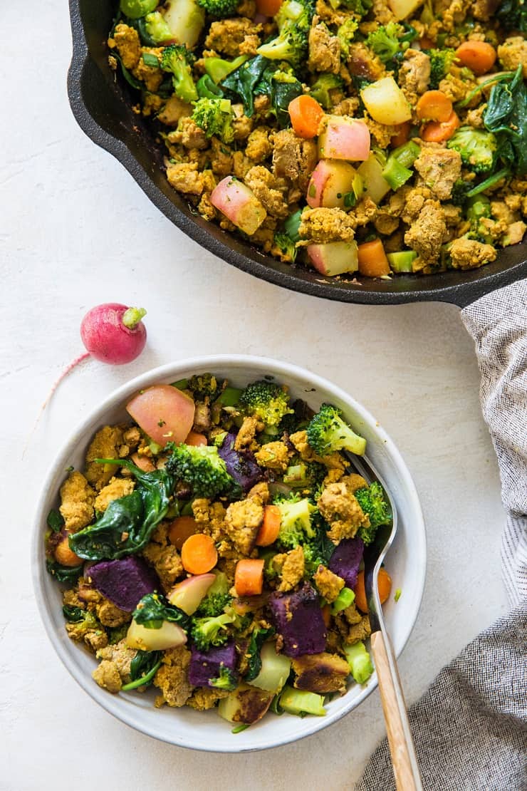 30-Minute Ground Turkey Skillet with Vegetables