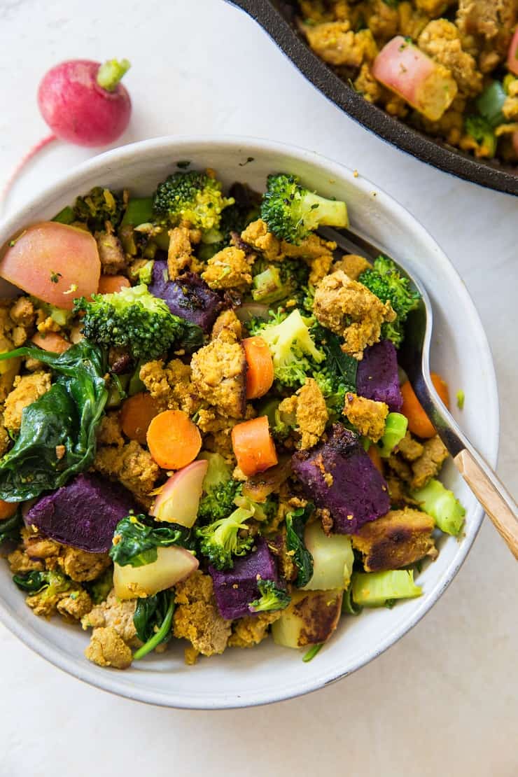 30-Minute Ground Turkey Skillet with Vegetables - The Roasted Root