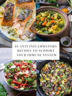 32 Anti-Inflammatory Recipes to Help Boost Your Immune System | TheRoastedRoot.net #glutenfree #paleo #keto #autoimmunity #ibs #guthealth