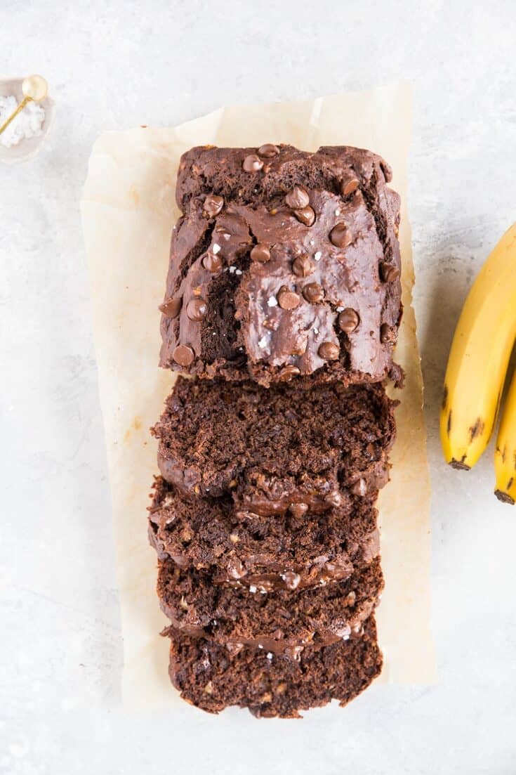 Double Chocolate GlutenFree Banana Bread The Roasted Root
