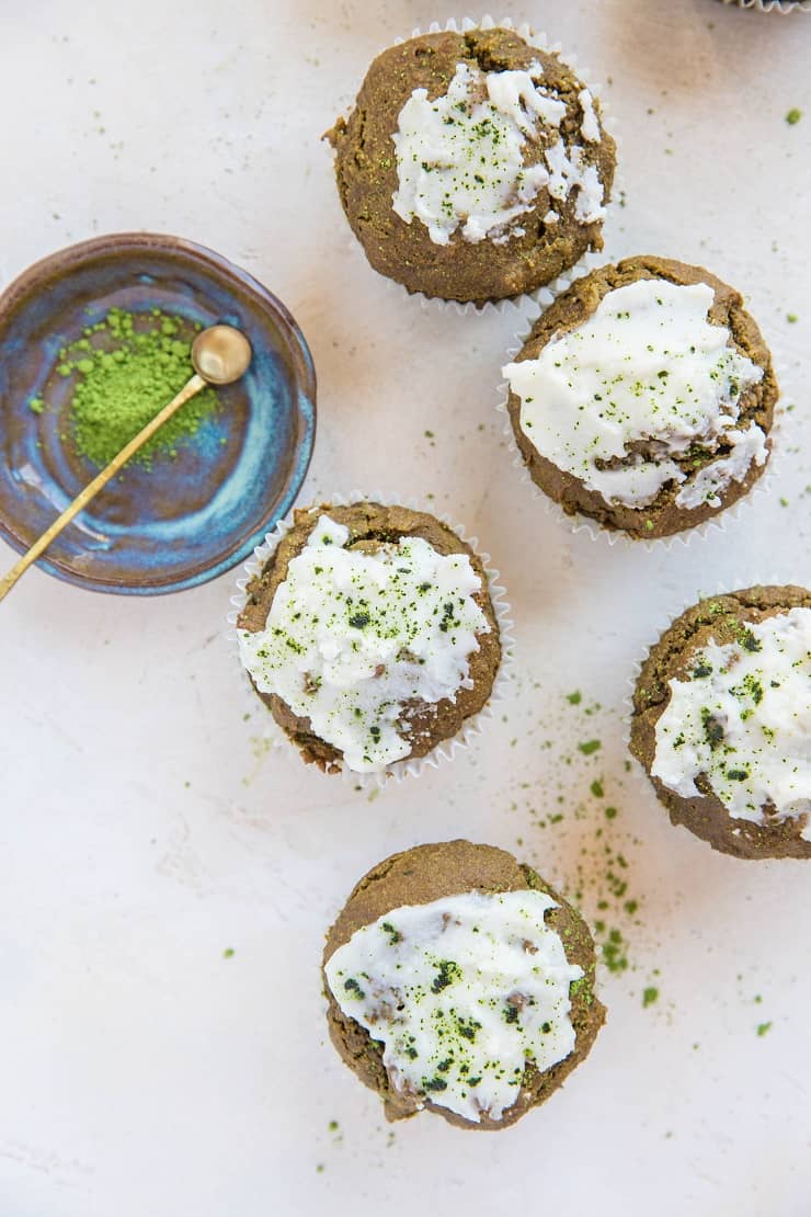 Grain-Free Matcha Muffins