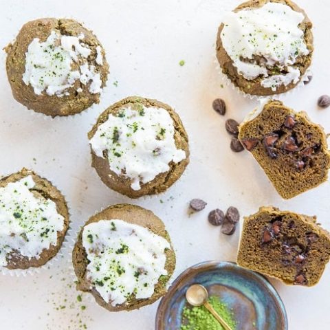 Grain-Free Matcha Muffins