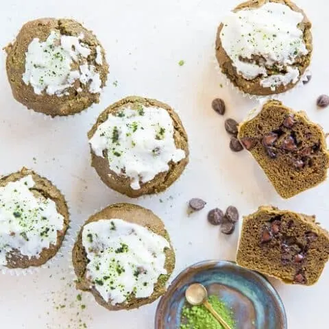 Grain-Free Matcha Muffins