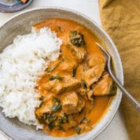 Instant Pot Lamb Curry - an easy dairy-free Indian Lamb Curry recipe made quickly and easily in the pressure cooker | TheRoastedRoot.net
