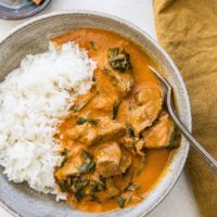 Instant Pot Lamb Curry - an easy dairy-free Indian Lamb Curry recipe made quickly and easily in the pressure cooker | TheRoastedRoot.net