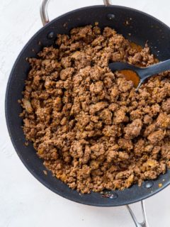 Ground Beef Taco Meat - how to make the best taco meat using pantry ingredients