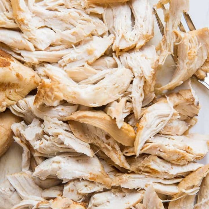 Pressure Cooker or Instant Pot Shredded Chicken