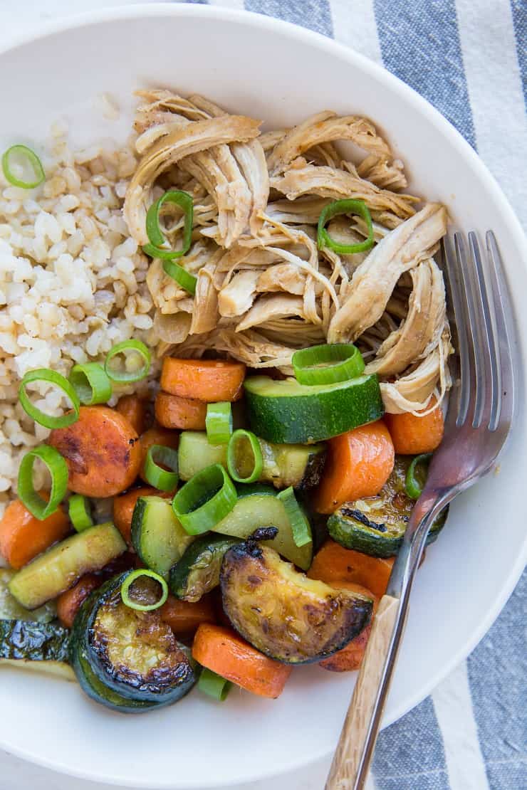 Shredded Chicken made in a pressure cooker