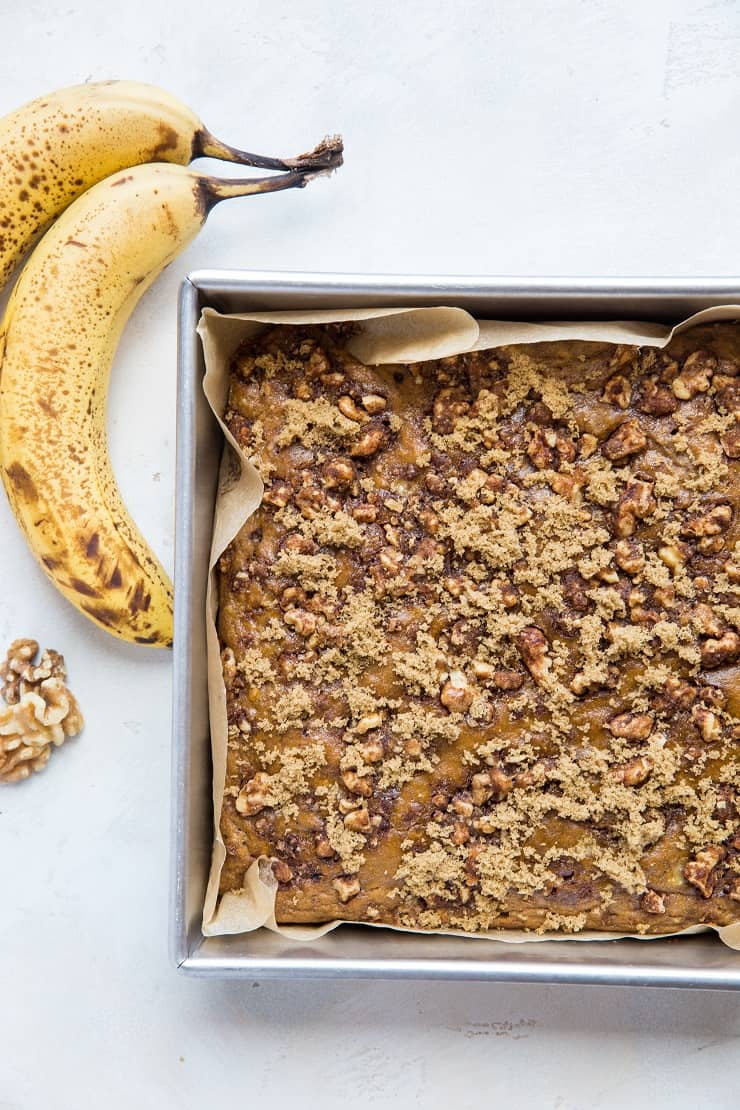 Paleo Banana Coffee Cake