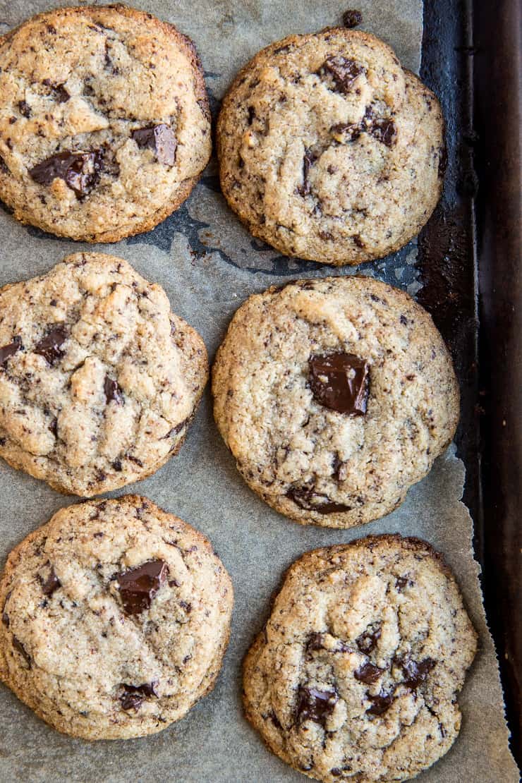 Paleo Espresso Chocolate Chunk Cookies