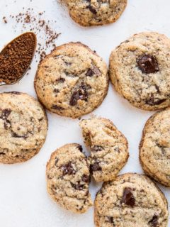 Paleo Espresso Chocolate Chunk Cookies