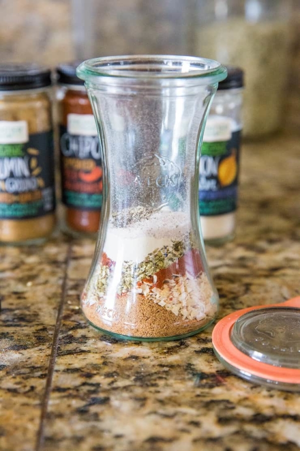 Homemade Taco Seasoning made sugar-free and paleo friendly