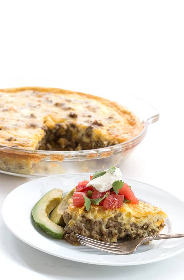 Keto taco casserole