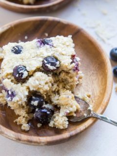 Easy Baked Oatmeal recipe - dairy-free, refined sugar-free, gluten-free