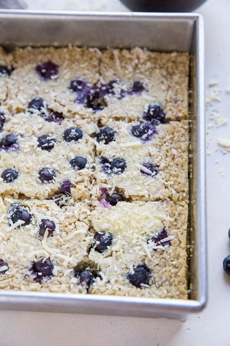 Easy Baked Oatmeal recipe - dairy-free, refined sugar-free, gluten-free