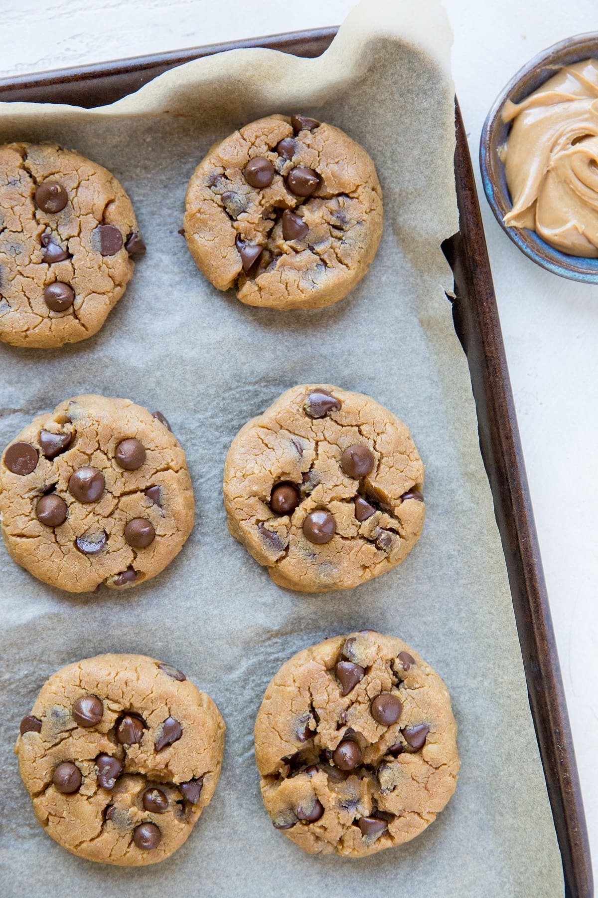 6-Ingredient Flourless Peanut Butter Chickpea Cookies - vegan, gluten-free, dairy-free, no eggs