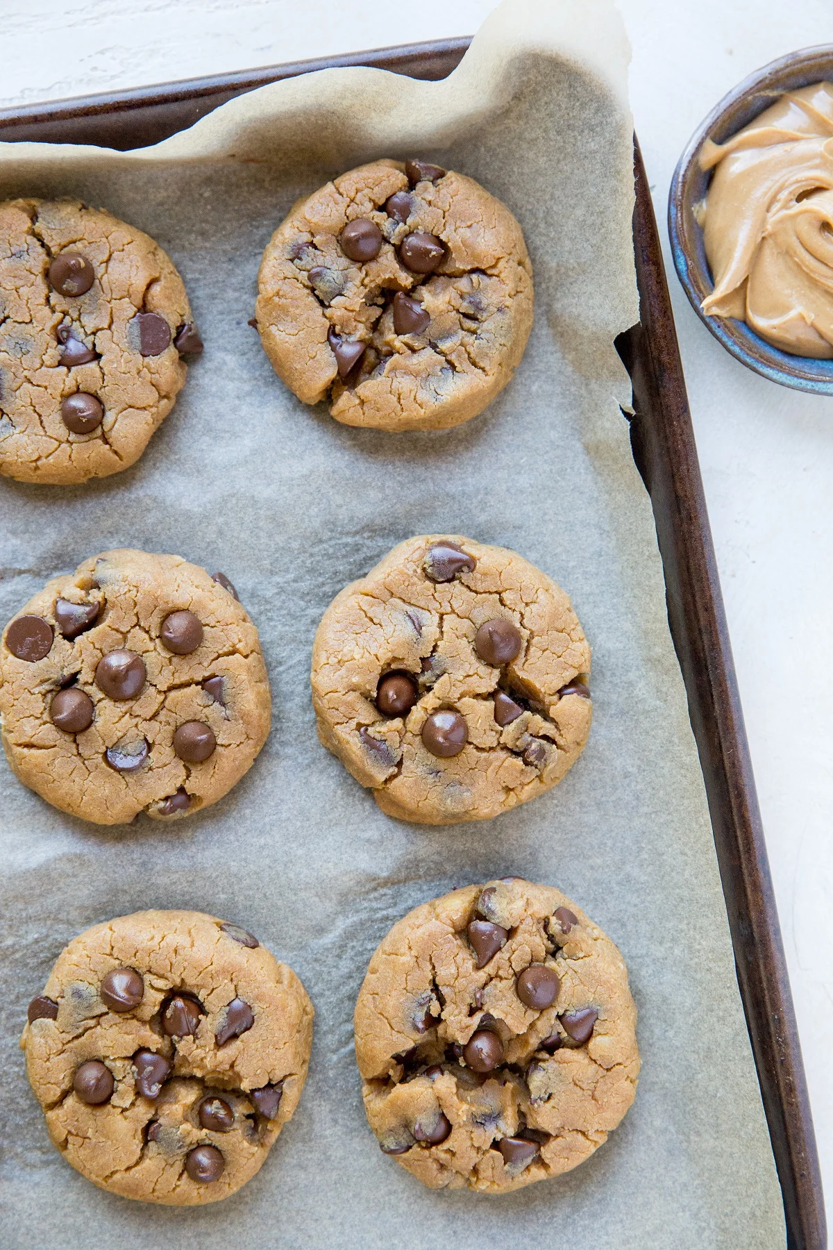 6-Ingredient Flourless Peanut Butter Chickpea Cookies - vegan, gluten-free, dairy-free, no eggs