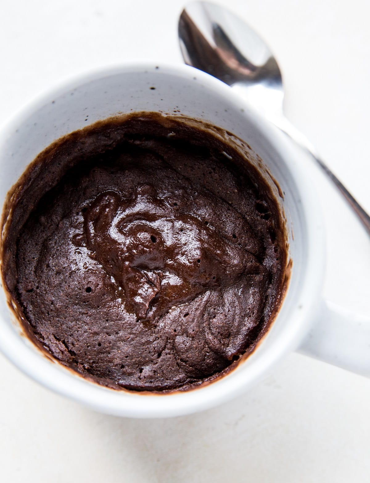 Dairy-Free Vegan Gluten-Free Mug Brownie - a single-serve dessert recipe requiring only 4 ingredients